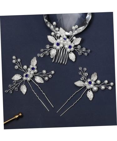 FRCOLOR 2 Sets Bridal Wedding Comb Leaf Hair Comb Decorative Hair Combs Hair Clips Hair Pin Bridal Hair Fork Hair Comb for Women Beautiful Hair Accessories Hair High Headpiece - Buy Online on GoSupps.com