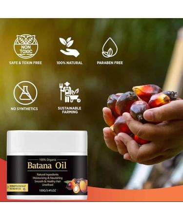 100% Raw Batana Oil for Hair Growth | Eliminate Split Ends & Prevent Hair Loss | Dr. Sebi Hair Oil from Honduras - Buy Online on GoSupps.com