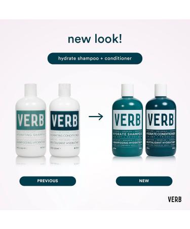 VERB Hydrate Conditioner - Detangles Dry Frizzy Hair | Adds Moisture & Reduces Frizz | Amber + Warm Jasmine 12 Fl Oz - International Shipping Available - Buy Online on GoSupps.com