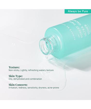 Forest Therapy Ultra Calming Toner 5.07Oz - Acne Relief & Hydrating Facial Toner for Sensitive Skin | Korean Skin Care - Buy Online on GoSupps.com