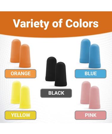 Individually Wrapped Soft Foam Earplugs - 30 Pairs Highest NRR 33dB - Comfortable Non-Toxic Ear Plugs for Sleeping Snoring Concerts Studying & Travel - Orange Color - Buy Online on GoSupps.com