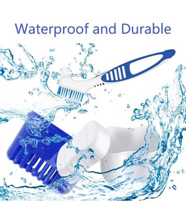 Prosthesis Cases & Storage Box Set | Clean & Store False Teeth | Green & Blue Prosthesis Container with Cleaning Brushes - Buy Online on GoSupps.com
