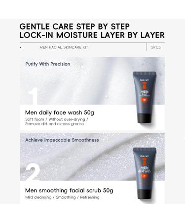 Skin Care Set for Men and Teens Moisturizing and Cleansing Facial Care Kit for Men Daily Skincare Set for Fine Lines Travel Kit Includes a - Buy Online on GoSupps.com