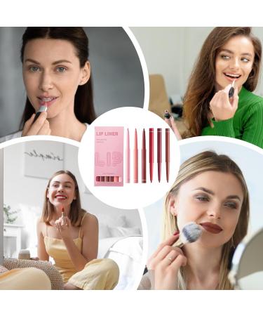  G n rique Lip Pencil Collection Half Dozen Pencils Moisturizing Matte Smudge-Proof Formula All-Day Lipstick Base Bleed-Proof Contour | Long-Lasting Cosmetic Set for - Buy Online on GoSupps.com