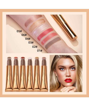 Contouring Blush Stick | Contouring Highlighter Pen | Outlining | Contour Makeup Highlighter | Beauty Bar Waterproof Long Lasting with Cushion Applicator - Buy Online on GoSupps.com