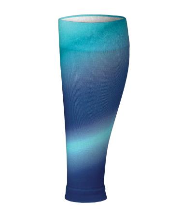Prestige Medical Large/X-Large Soft Comfort Compression Calf Sleeves Northern Lights Blue Large/X-Large