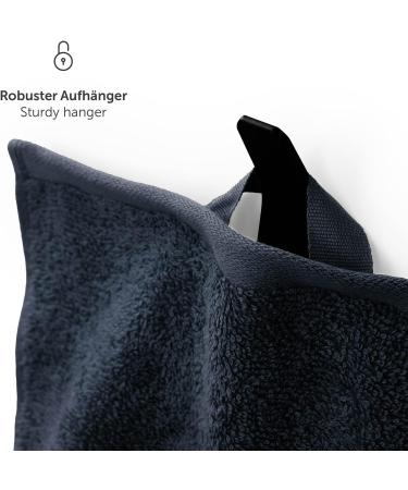 Blumtal - Wash Mitt - Pack of 10 Cotton Wash Mitts - Dark Blue Wash Mitt - Oeko-TEX Certified - Buy Online on GoSupps.com