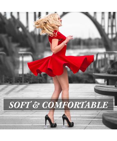 6 Pairs High Heels Protector - Transparent Shoe Stoppers for Women | Wedding & Outdoor Use - 3 Sizes Available - Buy Online on GoSupps.com