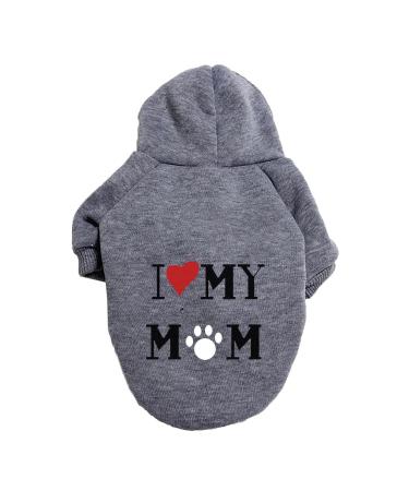 Waterproof dog coat winter warm jacket dog puppy sweater boy for little with bag-warm dog medium hoodie autumn clothing winter fleece pet clothing dogs (11111debka-gray 8xl) 8xl 1111debka-gray