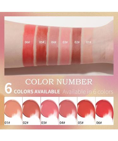 Liquid Cheek Soft Cream Blush Rouge Long-Lasting Formula Women's Cosmetics Makeup for Daily Use at Workplace - Buy Online on GoSupps.com