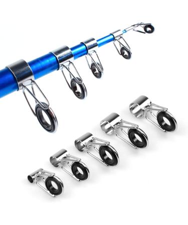 36-Piece Fishing Rod Guide Ring Set - Ceramic End Rings & Stainless Steel Tips for Repair & Replacement - 9 Sizes Included - Buy Online on GoSupps.com