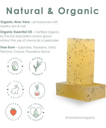 Handmade Natural Tea Tree Soap Loaf - Range No.5 - Acne/Blackhead/keratosis Pilaris/Athlete's Foot/Hidradenitis Suppurativa Relief - 400g Money Saver Loaf - Buy Online on GoSupps.com