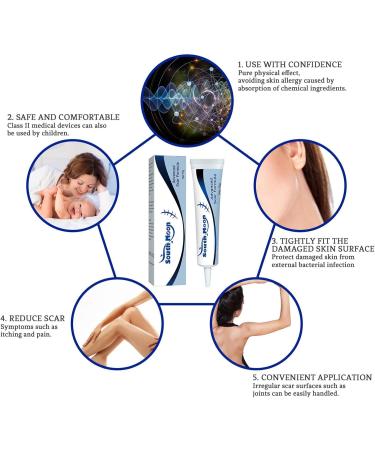  Tebinzi Scar gel anti-scar cream for face and body Nourishing treatment for surgical scars cesarean scars burns keloids and hypertrophic scars - Buy Online on GoSupps.com