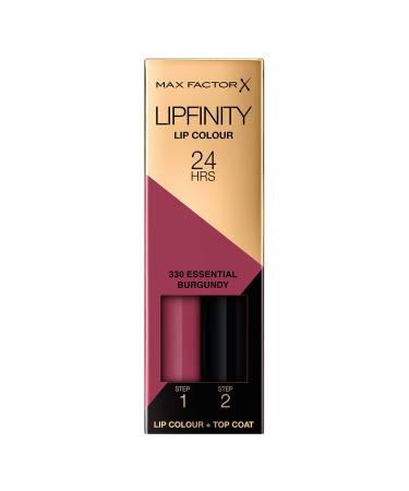 Max Factor Lipfinity for Women  330 Essential Burgundy  0.14 Ounce  Full Size Essential Burgundy - 330 0.14 Ounce (Pack of 1)