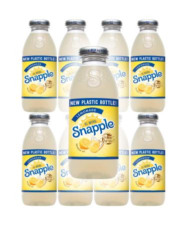 Snapple Lemonade, All Natural, 16 Fl Oz (Pack of 8, Total of 128 Fl Oz)