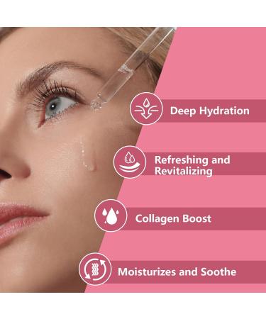 3 Pack Hyaluronic Acid Serum with Rosa Rugosa - Enhanced Hydration & Skin Balance (1fl.oz each) | Buy Internationally - Buy Online on GoSupps.com