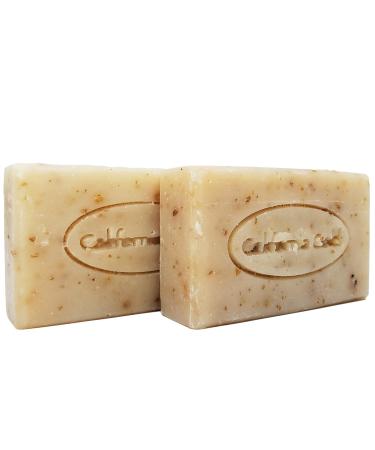 California Gold Artisan Honey Oat Shea Butter Soap | Natural & Organic | Coconut & Sunflower Oils | International Shipping | 8 oz. Total - Buy Online on GoSupps.com