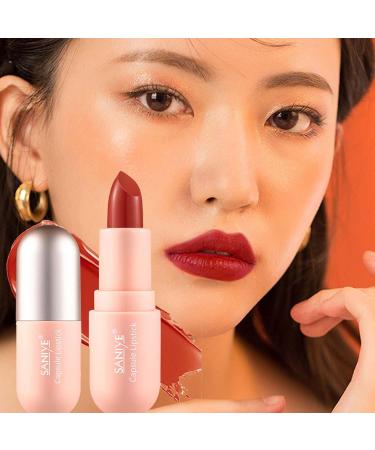JINGLING Pill Lipstick Waterproof Solid Pill Matte Lipstick Moisturizing Lipstick in Tablet Form Portable Lipstick for Long Lasting Use 03 - Buy Online on GoSupps.com