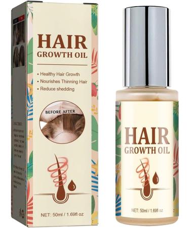 Natural Hair Growth Oil 50ml Strengthening and Thickening Natural Hair - Beauty Care for Scalp Texturizing Routine Daily Use Blow Drying and Styling - Buy Online on GoSupps.com