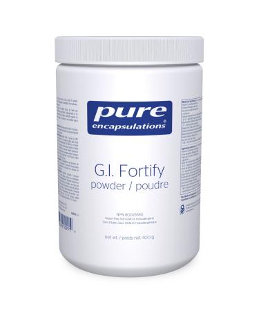 Pure Encapsulations G.I. Fortify - Fibre Supplement for Constipation - With L-Glutamine Vitamin C & Psyllium Husk - Gluten Free & Vegan - 400 g Powder