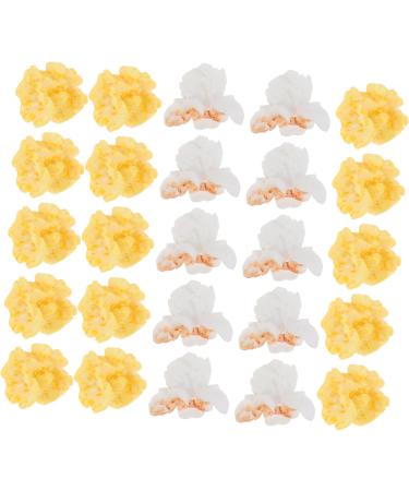 TEHAUX 40 Pcs Artificial Popcorn Resin Candy Material White - Buy Online on GoSupps.com