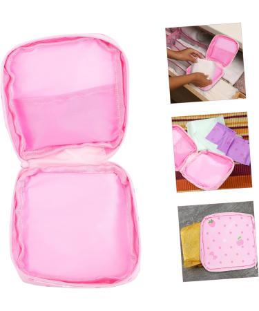 Healifty Menstrual Cloth Pads Wallet Pouch | Period Bag Organizer - 4 Pcs Outdoor Decor Id Case | Portable Storage Bag - Pinkx2pcs - Buy Online on GoSupps.com