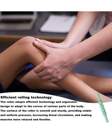 Massage Roller - Ergonomic Body Massage Stick for Muscle Recovery Yoga & Fitness - Green - Buy Online on GoSupps.com