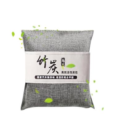 YouPo's odorless of charcoal |Natural fresh air purifying carbon bag for the car - air freshness accessories moisture -absorbing charcoal for wardrobe study gray