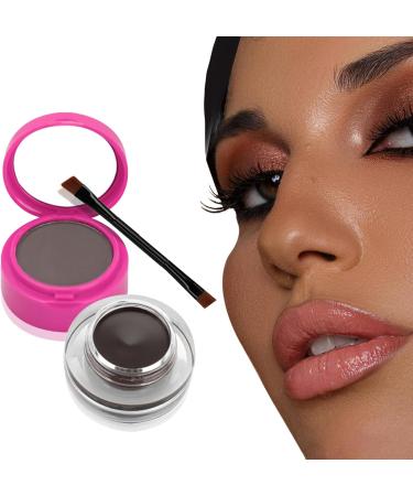 Eyebrow Powder - 2 in 1 Brow Powder Sculpting - Double Head Waterproof Brow Make Up Kit Brow Contour Kit for Girls Women 3 - Buy Online on GoSupps.com