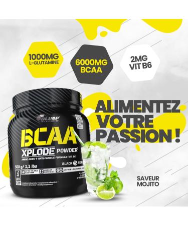 Olimp Sport Nutrition BCAA Xplode Mojito Powder 500g (Pack of 1) - Buy Online on GoSupps.com