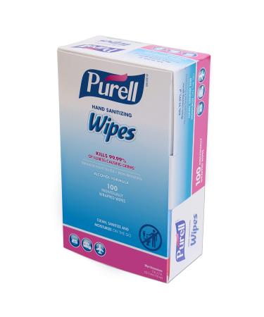PURELL Alcohol Formula Hand Sanitizing Wipes, 100 Count Individually Wrapped (Pack of 10) - Fragrance Free - Buy Online on GoSupps.com