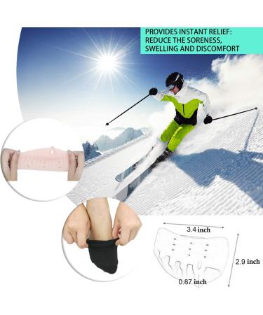 Metatarsal Pads Gel Toe Separator - 4 PCS Nude, Breathable & Soft Gel, Forefoot Pain Relief, Ideal for Blisters & Diabetic Feet - Buy Online on GoSupps.com