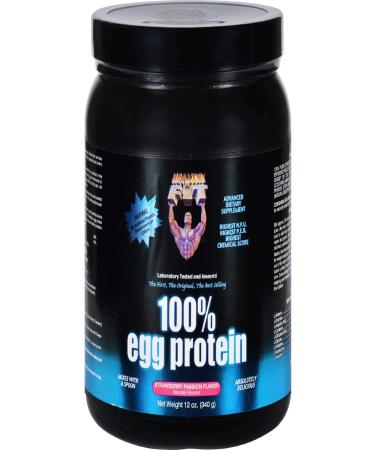 Healthy 'N Fit 100 Percent Egg Protein Strawberry Passion 12 Ounce