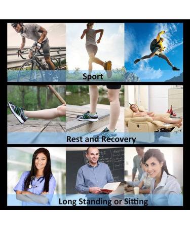 Shop Aciyd 20-30MMHG Compression Stockings - Open Toe & Silicone Point Tape - Medical Calf Support for Men | XXL Size - Buy Online on GoSupps.com