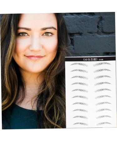  SOESFOUFU 2 Pairs Eyebrow Stencils Authentic Like Hair Sticker Eyebrow Simulation Eyebrow Tattoo Glue On Forehead 4d Simple Lazy - Buy Online on GoSupps.com
