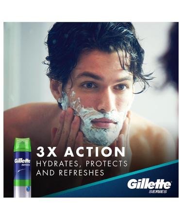 Gillette Series Shaving Gel Sensitive Skin 7 oz - Soothing Shave for Sensitive Skin | International Shipping Available - Buy Online on GoSupps.com