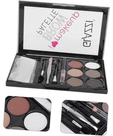 Beavorty 8 Sets Eyebrow Powder Set Eyebrow Brush Eyebrow Powder Tool Lit Makeup Supply Eyebrow Stickers Miss - Buy Online on GoSupps.com