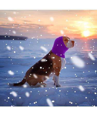 CoBee Soothing Earmuffs for Dogs | Noise Protection Ear Flap Head Wrap - XL Violet | Comfort & Care for Bathing - Buy Online on GoSupps.com