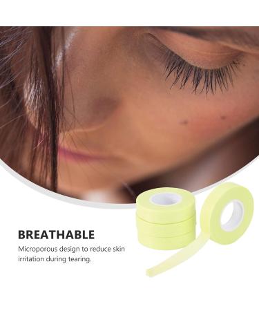 Beavorty Eyelash Tape - 4 Rolls Non-Woven Fabric Adhesive Tape for Eyelash Extensions - Breathable Foam Lash Grafting Tape - Pink & Green - Buy Online on GoSupps.com