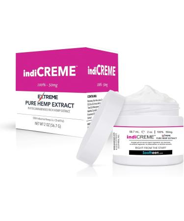 indiCREME Extreme Formula Topical Cream 2oz Jar | All-Natural Ingredients - Buy Online on GoSupps.com