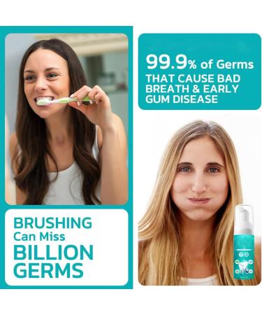 Smartsmile Mouth Water 2PC - Ultimate Mouthwash & Tooth Care Foam for Gum Health & Fresh Breath - Buy Online on GoSupps.com