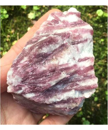 BANGONG Pink & Red Tourmaline Watermelon Rough Stones - Specimen Crystals (130-160g) for Healing & Decoration - Buy Online on GoSupps.com