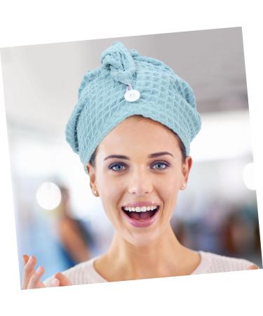 LIFKICH Quick Drying Shower Cap Shower Cap for Hair Turbans for Women Quick Drying Bath Cap Shower Caps for Women Reusable Hair Covers for Shower Hair Towel Shower Cap Large Hair Turban - Buy Online on GoSupps.com