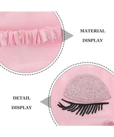 TOYZFRIENDY Imitation Silk Sleeping Mask with Sequins Eyelashes Eye Mask for Women Nonslip Strap Comfortable Lightweight for Night Travel Airplane Use - Buy Online on GoSupps.com