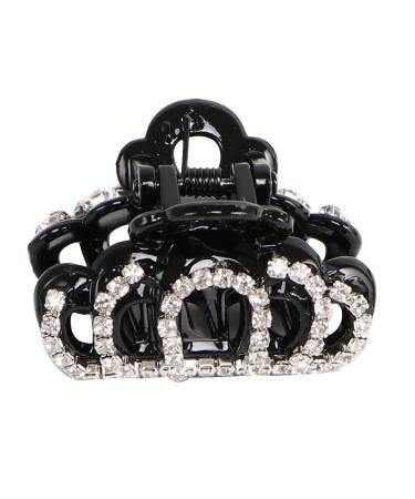 Kilofly 4pc Women's Rhinestone Crystal Hair Clip Barrettes Set + Gift Box - Buy Online on GoSupps.com