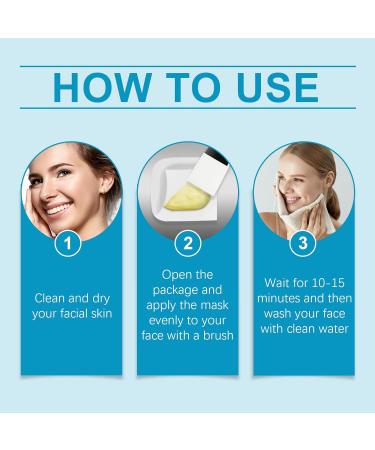 OLLZPJFPK Full Face Care Smear Mask Exfoliating Moisturizing Improves Dullness Gentle Cleansing Skin Care Mask - Buy Online on GoSupps.com