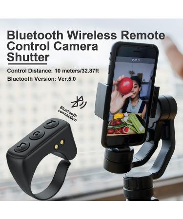 Bluetooth Remote Control for TikTok & Camera Shutter - Black | Wireless Ring | Bluetooth 5.0 | USB Rechargeable | 32ft Control Range | Compatible with iOS & Android Devices - Buy Online on GoSupps.com