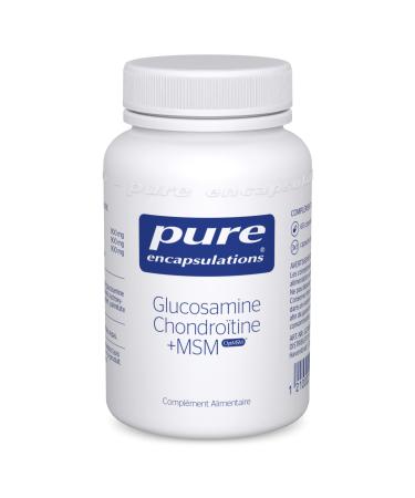 Pure Encapsulations - Glucosamine & Chondroitin + MSM - Promotes Connective Tissue & Joint Health - Cartilage Essential Components - 60 Capsules