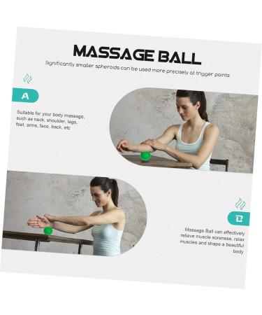 Buy Amosfun Fascia Ball Massage Set - Trigger Point Peanut Balls for Deep Tissue Relief | Fitness TPE Massage Gear - Buy Online on GoSupps.com