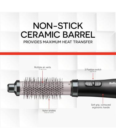 BaBylissPRO Ceramix Xtreme Ceramic Hot Air Styler Blow out Brush for Volume and Waves 1-1/4" (32mm) - Buy Online on GoSupps.com